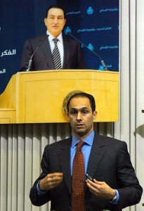 Gamal Moubarak, cadet du président Egyptien, entretient de bonnes