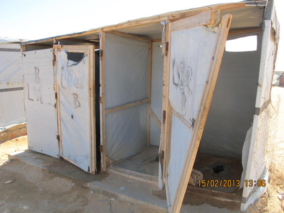 the toilet in shousha camp (the suffering of the refugees)