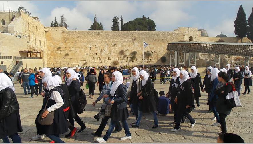 filles musulmanes au kotel