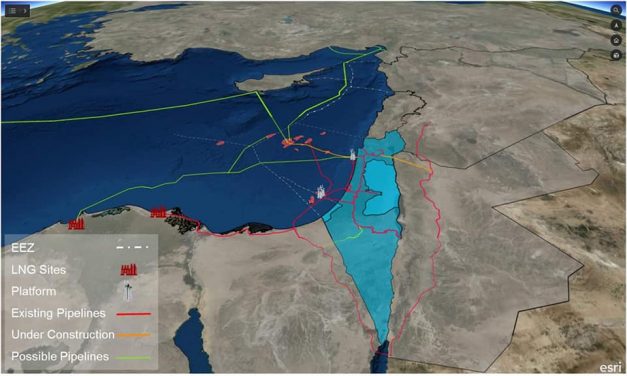 Israël commence  les exportations du gaz vers l’Egypte dès le 1er janvier 2020