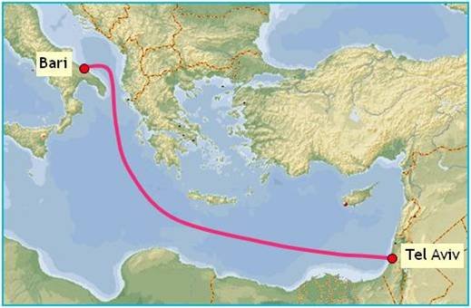Israël envisage l’exportations de gaz naturel vers l’Italie