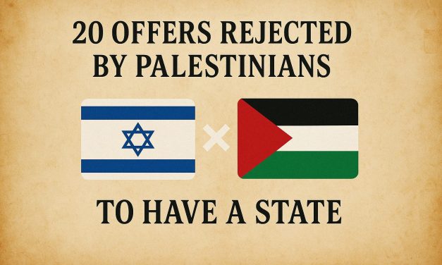 20 occasions où les Palestiniens ont refusé la création de leur propre État